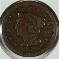 1852 LARGE CENT MS-63