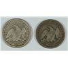 Image 2 : 1854 & 1858-O SEATED HALF DOLLARS