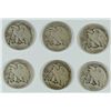 Image 2 : (6) WALKING LIBERTY HALF DOLLARS (16-D, 17, (2) 17-S REV, 18-D, 18-S)