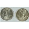 Image 1 : 1942 & 1946 WALKING LIBERTY HALF DOLLARS CH AU