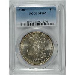 1900 MORGAN DOLLAR PCGS MS-65
