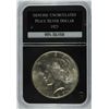 Image 1 : 1923 PEACE DOLLAR GENUINE UNC