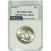 Image 1 : 1949-D FRANKLIN HALF DOLLAR, PCI MS-65 FBL   TRENDS FOR $850.00