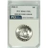 Image 1 : 1950-D FRANKLIN HALF DOLLAR, PCI MS-65 FBL  TRENDS FOR $450.00