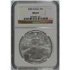 Image 1 : 2004 AMERICAN SILVER EAGLE, NGC MS-69!