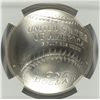 Image 3 : 2014 BASEBALL HALL OF FAME SILVER DOLLAR, NGC MS-70!  WOW!!