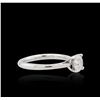 Image 4 : 14KT White Gold 1.20ct Brilliant Cut Diamond Solitaire Ring