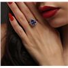 Image 2 : 14KT Yellow Gold 3.43ct Tanzanite and Diamond Ring