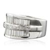 Image 2 : 18KT White Gold 2.37ctw Diamond Ring