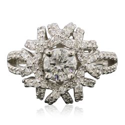 14KT White Gold 1.22ctw Diamond Ring