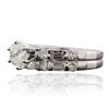 Image 2 : 14KT White Gold 1.33ctw Diamond Ring Wedding Set