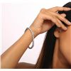 Image 1 : 14KT White Gold 7.23ctw Diamond Tennis  Bracelet