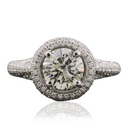 18KT White Gold 2.65ctw Diamond Ring