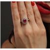 Image 2 : 14KT Yellow Gold 2.17ct Ruby and Diamond Ring