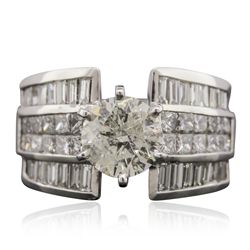 18KT White Gold 4.56ctw Diamond Ring