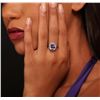 Image 3 : 14KT White Gold 4.50ct Tanzanite and Diamond Ring