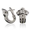 Image 2 : 18KT White Gold 1.52ctw Diamond Earrings