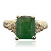 Image 3 : 14KT Yellow Gold 2.20ct Emerald and Diamond Ring