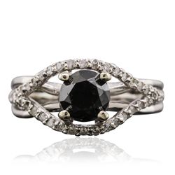 14KT White Gold 1.54ctw Diamond Ring