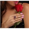 Image 1 : 14KT Yellow Gold 9.85ct Ruby and Diamond Ring