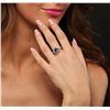 Image 2 : 14KT Yellow Gold 2.72ct Tanzanite and Diamond Ring