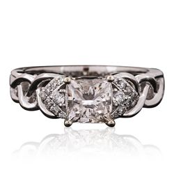 18KT White Gold 1.34ctw Diamond Ring