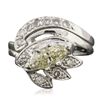 Image 1 : 14KT White Gold 1.26ctw Diamond Ring