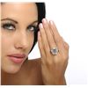 Image 2 : 14KT White Gold 6.97ct Aquamarine and Diamond Ring