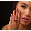 Image 1 : 14KT Rose Gold 7.97ct Ruby and Diamond Ring