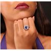 Image 1 : 14KT White and Yellow Gold 3.20ct Tanzanite and Diamond Ring
