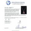 Image 8 : 14KT White Gold 14.26ct Ruby and Diamond Pendant With Chain