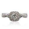 Image 1 : 14KT White Gold 1.00ctw Diamond Ring