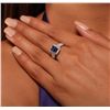 Image 1 : 14KT Two-Tone Gold 1.68ct Tanzanite and Diamond Ring
