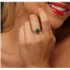 Image 1 : 14KT Yellow Gold 2.71ct Emerald Ring