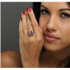 Image 1 : 14KT Rose Gold 4.04ct Tanzanite and Diamond Ring