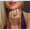 Image 2 : 14KT Yellow Gold 2.60ct Tanzanite and Diamond Ring