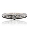 Image 1 : 18KT White Gold 0.62ctw Diamond Ring