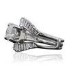 Image 2 : Platinum and 14KT White Gold 3.55ctw Diamond Ring