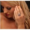 Image 1 : 18KT White Gold 1.43ct Ruby and Diamond Ring