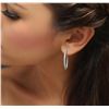 Image 2 : 14KT White Gold 1.75ctw Diamond Earrings