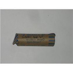 ROLL OF LIBERTY HEAD  V  EARLY NICKELS *40 TOTAL UNSEARCHED MIXED* ROLL CAME OUT OF SAFE DEPOSIT BOX