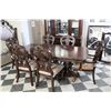 Image 1 : HEAVILY CARVED FORMAL DINING ROOM SET INCLUDES: