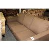Image 1 : DARK BROWN 3 SEAT SOFA