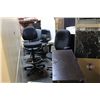 Image 2 : LARGE LOT OF ASSORTED OFFICE FURNITURE, DAMAGED OR MIS MATCHED