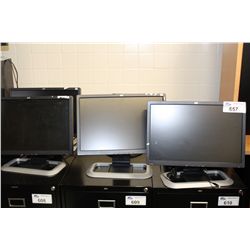 LOT OF 11 ASSORTED COMPUTER MONITORS