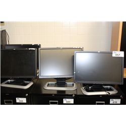 LOT OF 11 ASSORTED COMPUTER MONITORS