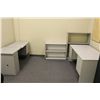Image 2 : CONTENTS OF SALES OFFICE INCLUDING: 2 DESKS, 2 BOOKCASES, CHAIR AND MISC