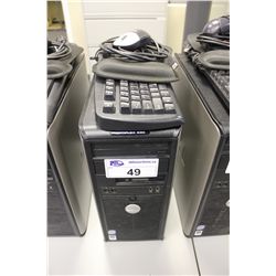 DELL OPTIPLEX 760 CORE 2 DESKTOP COMPUTER WITH KEYBOARD AND MOUSE