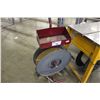 Image 1 : RED AND GREY PLASTIC BANDING CART