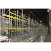 Image 3 : 1 SECTION OF METALSISTEM YELLOW AND GREY PALLET RACKING